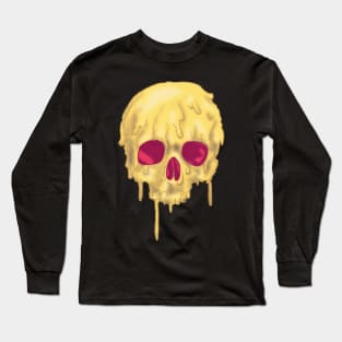 Pizza Skull Long Sleeve T-Shirt